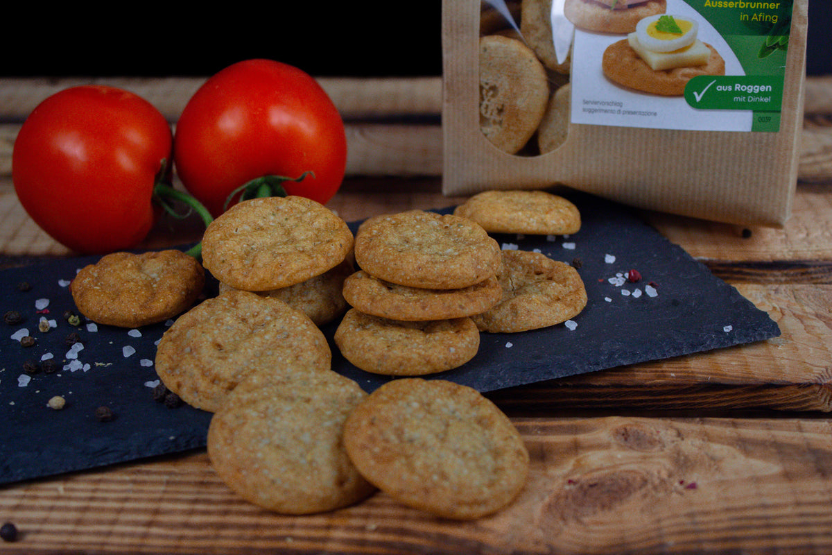 Mini Schüttelbrot mit Südtiroler Bergkräuter